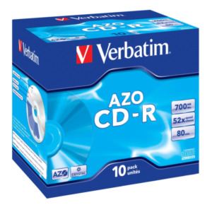 Verbatim CD-R AZO Crystal 700 MB 10 stuk(s)