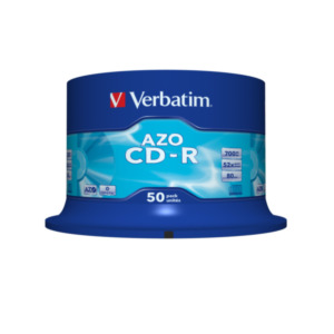 Verbatim CD-R AZO Crystal 700 MB 50 stuk(s)