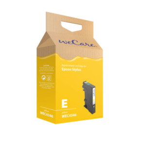 Wecare Wecare WEC4346 inktcartridge 1 stuk(s) Geel