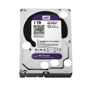 Western Digital Purple interne harde schijf 1 TB 5400 RPM 64 MB 3.5" SATA III