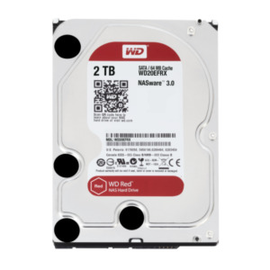 Western Digital Red interne harde schijf 2 TB 5400 RPM 64 MB 3.5" SATA III