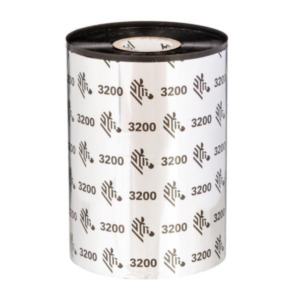 Zebra 3200 Wax-Resin thermal ribbon 450 m Zwart