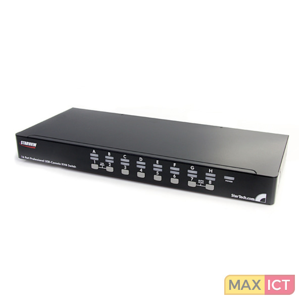 16 poort 1U Rack USB KVM switch met OSD 16 poort 1U Rack USB KVM switch met OSD