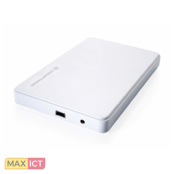 hout schattig Gebakjes Conceptronic 2,5" Harddisk Box Mini White kopen? | Max ICT B.V.