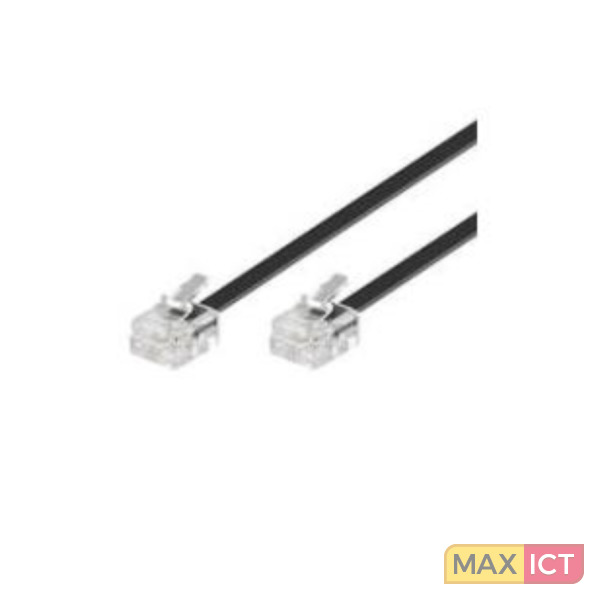 halsband Uitdrukkelijk Van Goobay 10m RJ-11 Cable 10m Zwart telefoonkabel kopen? | Max ICT B.V.