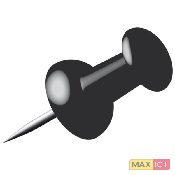 omhelzing combineren levend OIC Push pins zwart kopen? | Max ICT B.V.