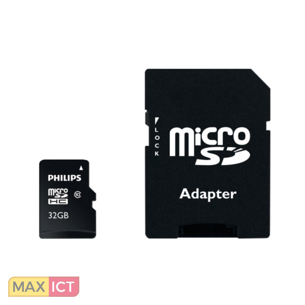 serie vertrekken Onbepaald Philips Micro SD-kaarten FM32MP45B/10 kopen? | Max ICT B.V.