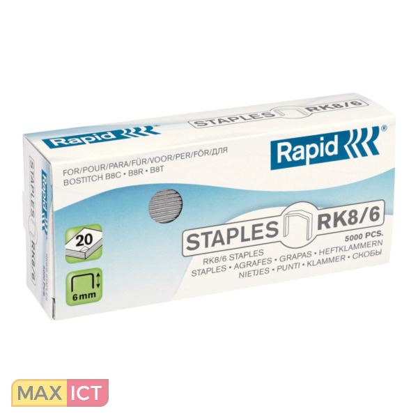 Raar schrobben Bekwaamheid Rapid Standard nietjes RK8 (B8) kopen? | Max ICT B.V.