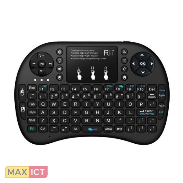 Parel bijstand Potentieel Riitek Rii Mini Wireless Keyboard i8+ toetsenbord kopen? | Max ICT B.V.
