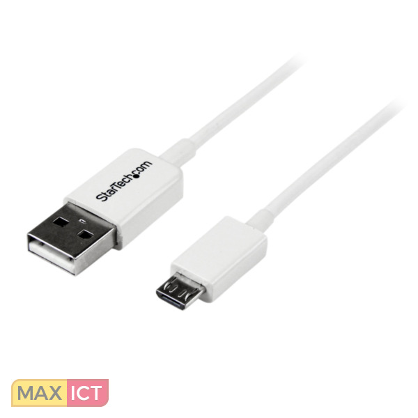vezel Vorige Stof StarTech .com 0,5 m witte micro USB-kabel A naar kopen? | Max ICT B.V.