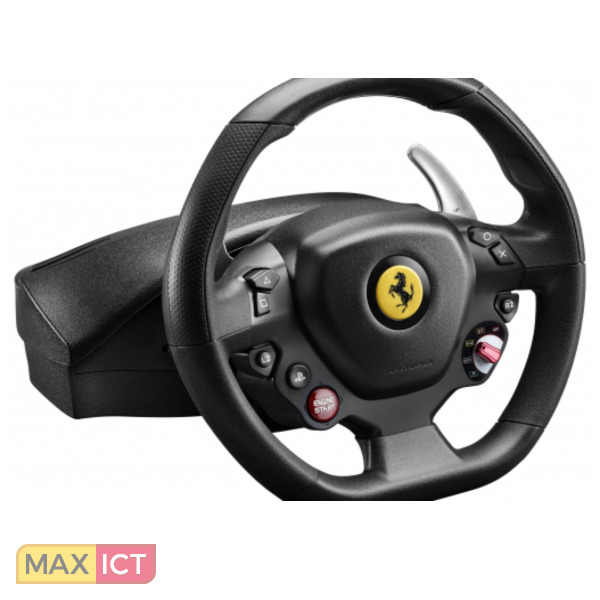 Thrustmaster T80 Ferrari 488 Gtb Edition Stuurwiel Pedalen Playstation 4 Digitaal Zwart