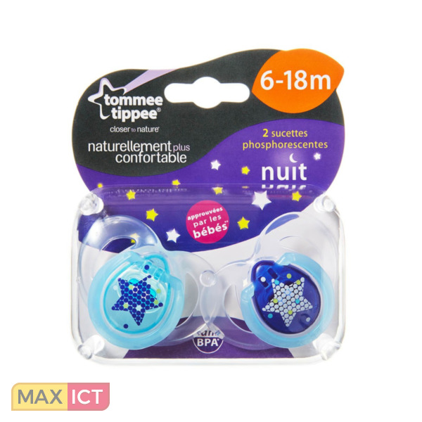 Sucette nuit X2 6-18M - TOMMEE TIPPEE